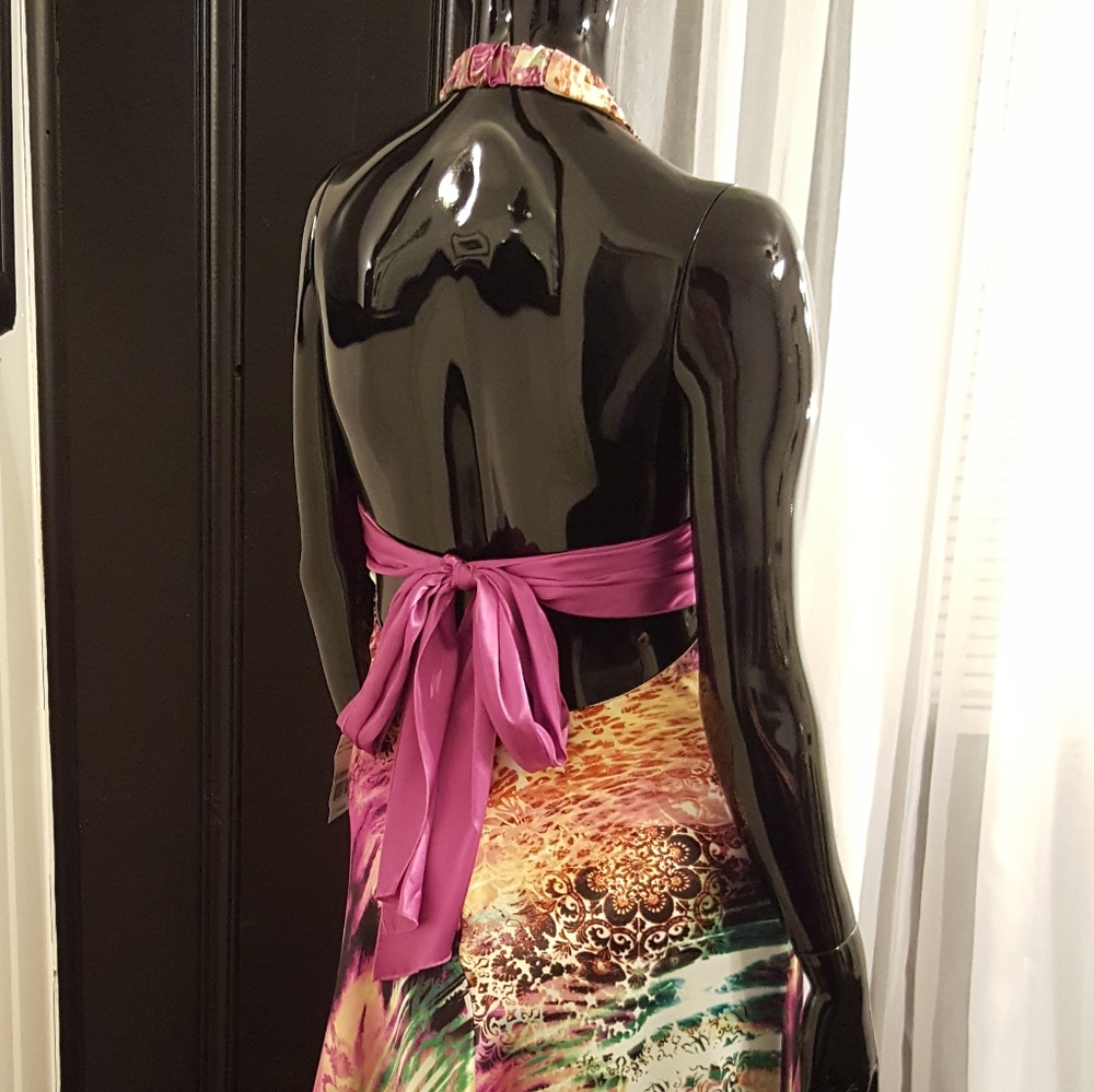 Long Maxi Multi-colored Dress - Picture 10 of 13